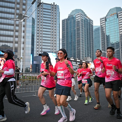 Race photo from SMARTFREN RUN 2026