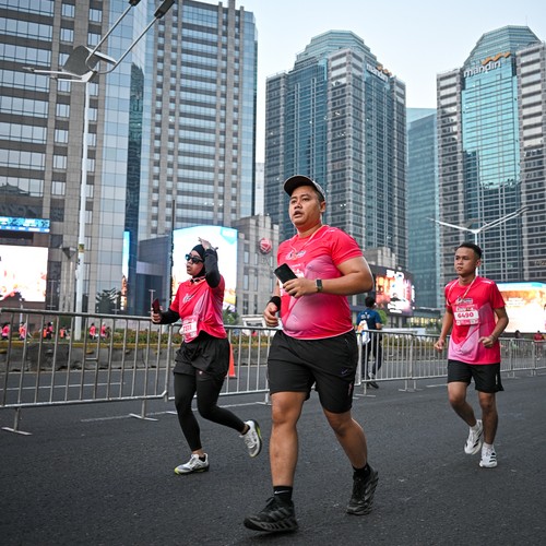 Race photo from SMARTFREN RUN 2026