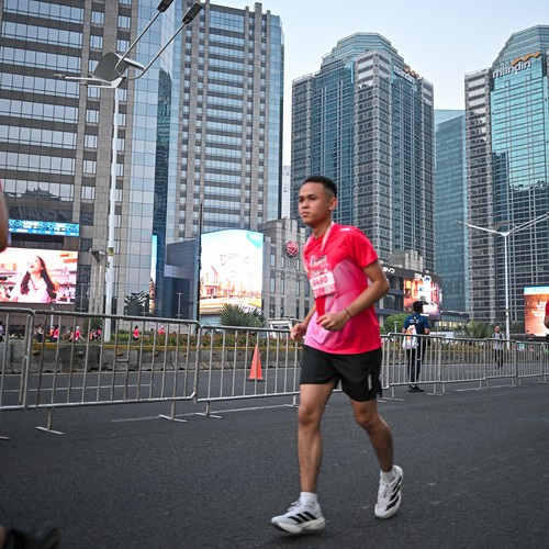 Race photo from SMARTFREN RUN 2026
