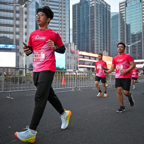 Race photo from SMARTFREN RUN 2026