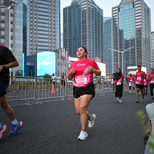 Race photo from SMARTFREN RUN 2026