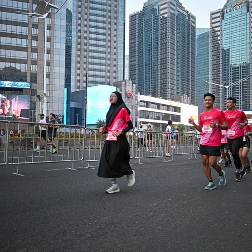 Race photo from SMARTFREN RUN 2026
