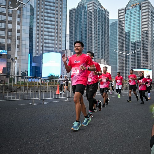 Race photo from SMARTFREN RUN 2026