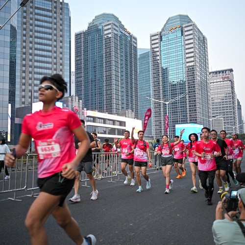 Race photo from SMARTFREN RUN 2026