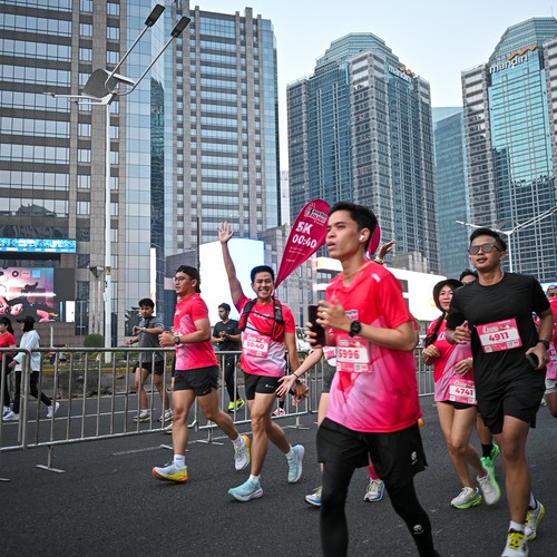 Race photo from SMARTFREN RUN 2026