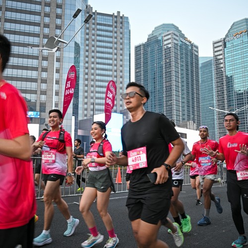 Race photo from SMARTFREN RUN 2026