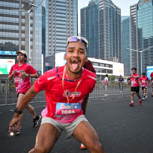 Race photo from SMARTFREN RUN 2026