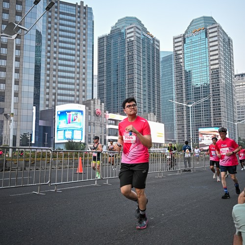 Race photo from SMARTFREN RUN 2026