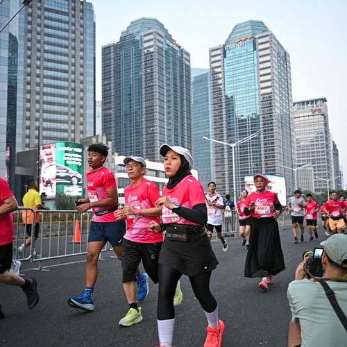 Race photo from SMARTFREN RUN 2026