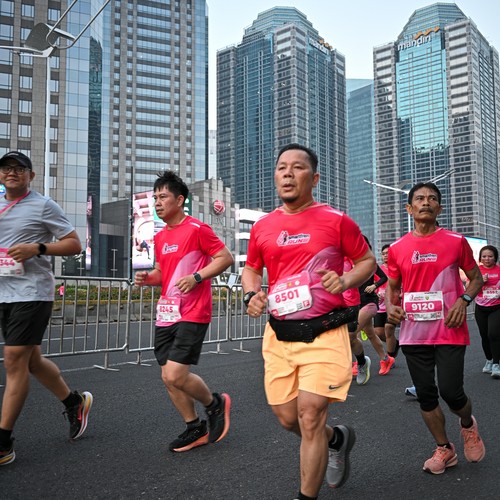 Race photo from SMARTFREN RUN 2026