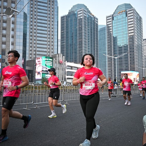 Race photo from SMARTFREN RUN 2026