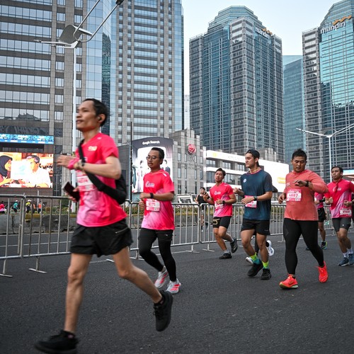 Race photo from SMARTFREN RUN 2026