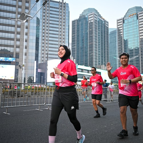 Race photo from SMARTFREN RUN 2026