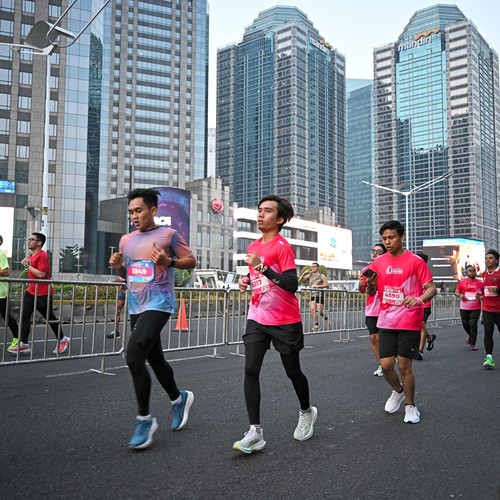 Race photo from SMARTFREN RUN 2026