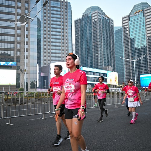 Race photo from SMARTFREN RUN 2026