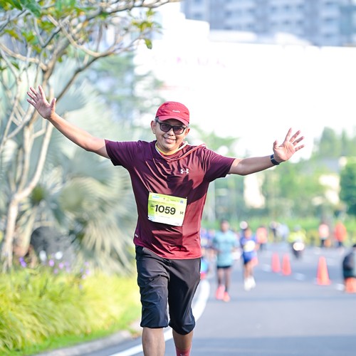 Race photo from BOGORUN 2026