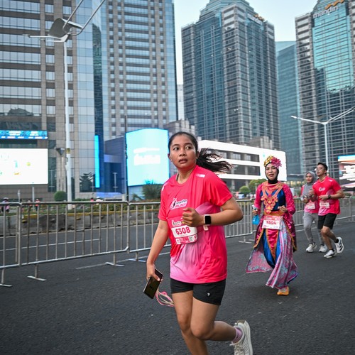 Race photo from SMARTFREN RUN 2026