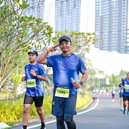 Race photo from BOGORUN 2026