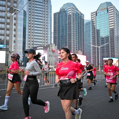 Race photo from SMARTFREN RUN 2026