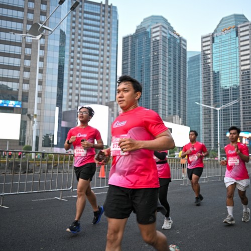 Race photo from SMARTFREN RUN 2026