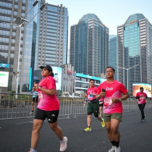 Race photo from SMARTFREN RUN 2026