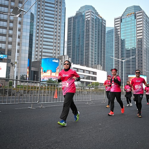 Race photo from SMARTFREN RUN 2026