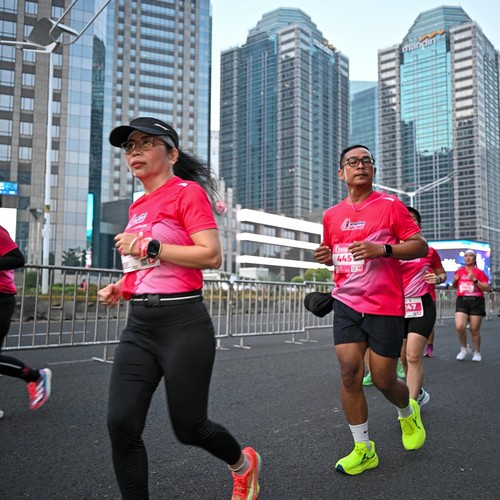Race photo from SMARTFREN RUN 2026