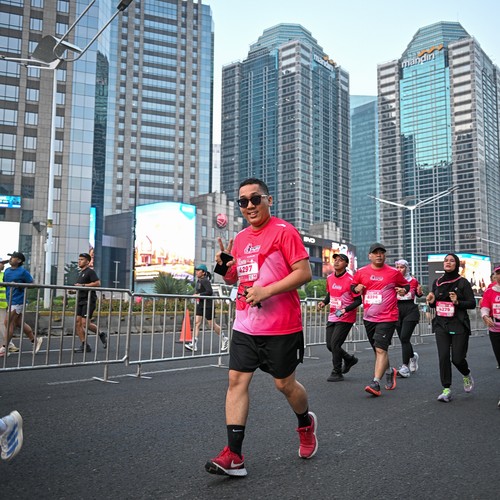 Race photo from SMARTFREN RUN 2026