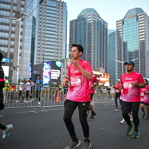 Race photo from SMARTFREN RUN 2026