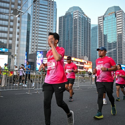 Race photo from SMARTFREN RUN 2026