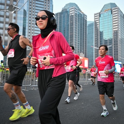 Race photo from SMARTFREN RUN 2026
