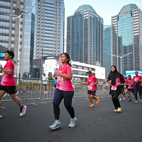 Race photo from SMARTFREN RUN 2026