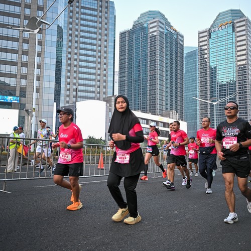 Race photo from SMARTFREN RUN 2026