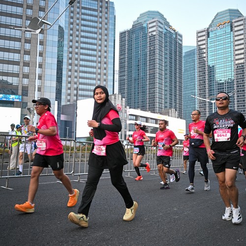 Race photo from SMARTFREN RUN 2026