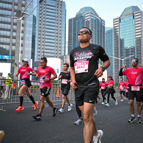 Race photo from SMARTFREN RUN 2026