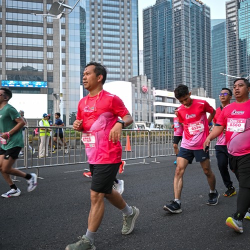 Race photo from SMARTFREN RUN 2026