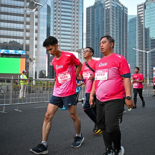 Race photo from SMARTFREN RUN 2026