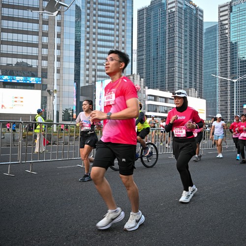 Race photo from SMARTFREN RUN 2026