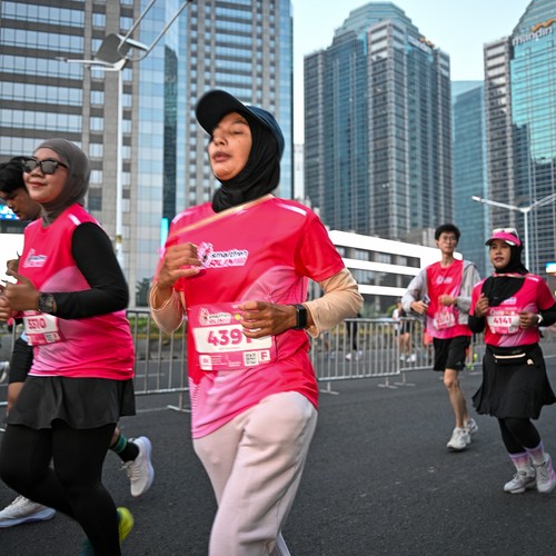 Race photo from SMARTFREN RUN 2026
