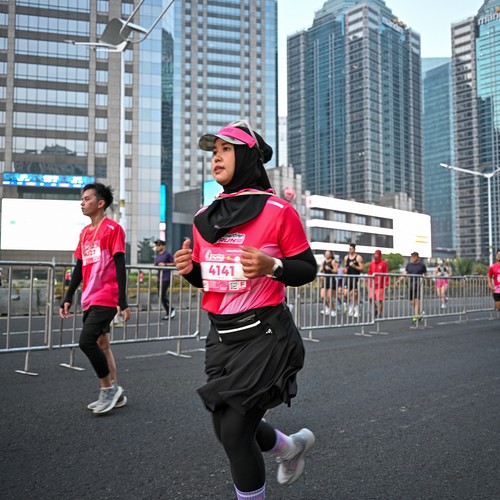 Race photo from SMARTFREN RUN 2026
