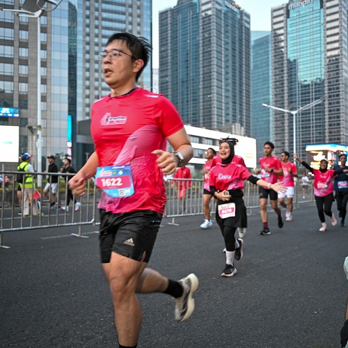 Race photo from SMARTFREN RUN 2026