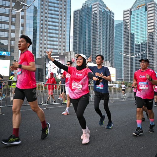 Race photo from SMARTFREN RUN 2026