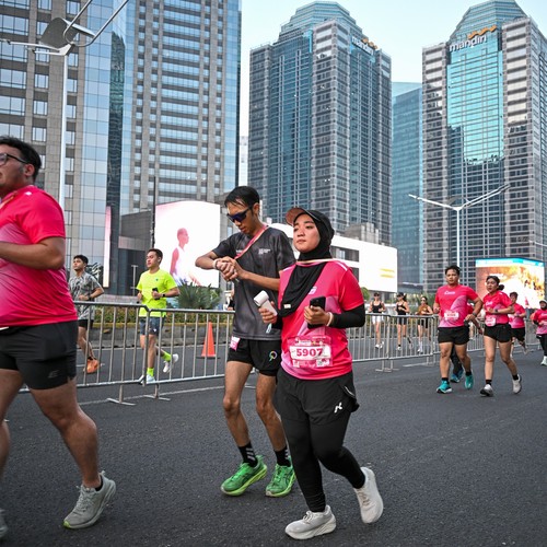 Race photo from SMARTFREN RUN 2026