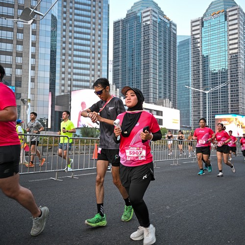 Race photo from SMARTFREN RUN 2026