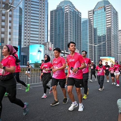 Race photo from SMARTFREN RUN 2026