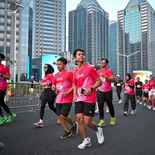 Race photo from SMARTFREN RUN 2026