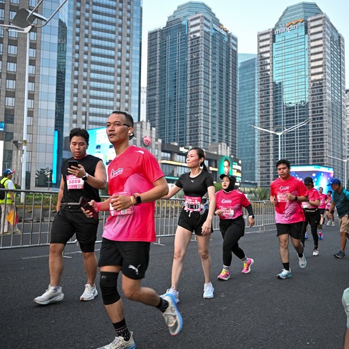Race photo from SMARTFREN RUN 2026
