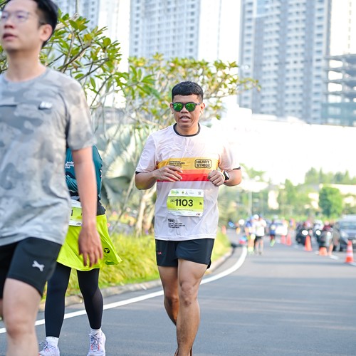 Race photo from BOGORUN 2026