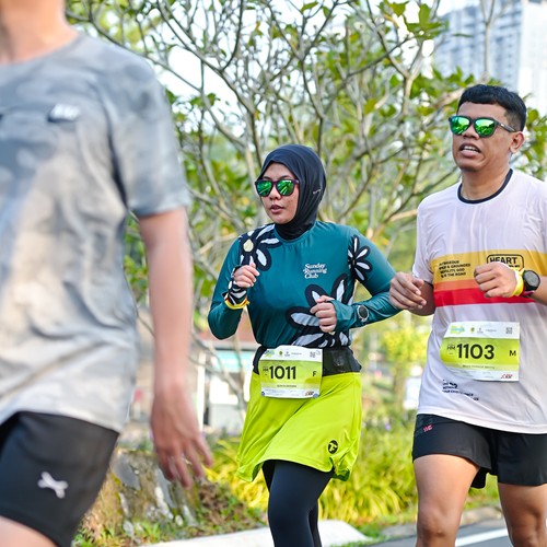 Race photo from BOGORUN 2026