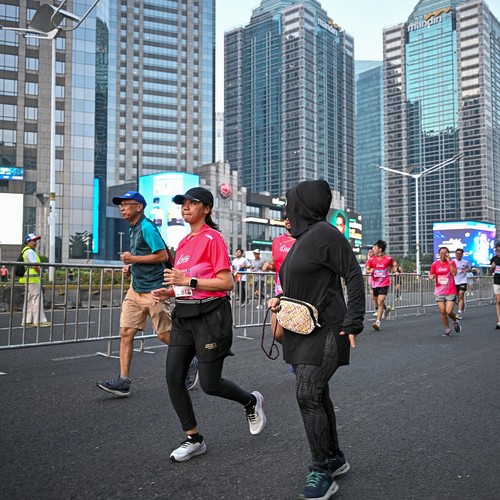 Race photo from SMARTFREN RUN 2026